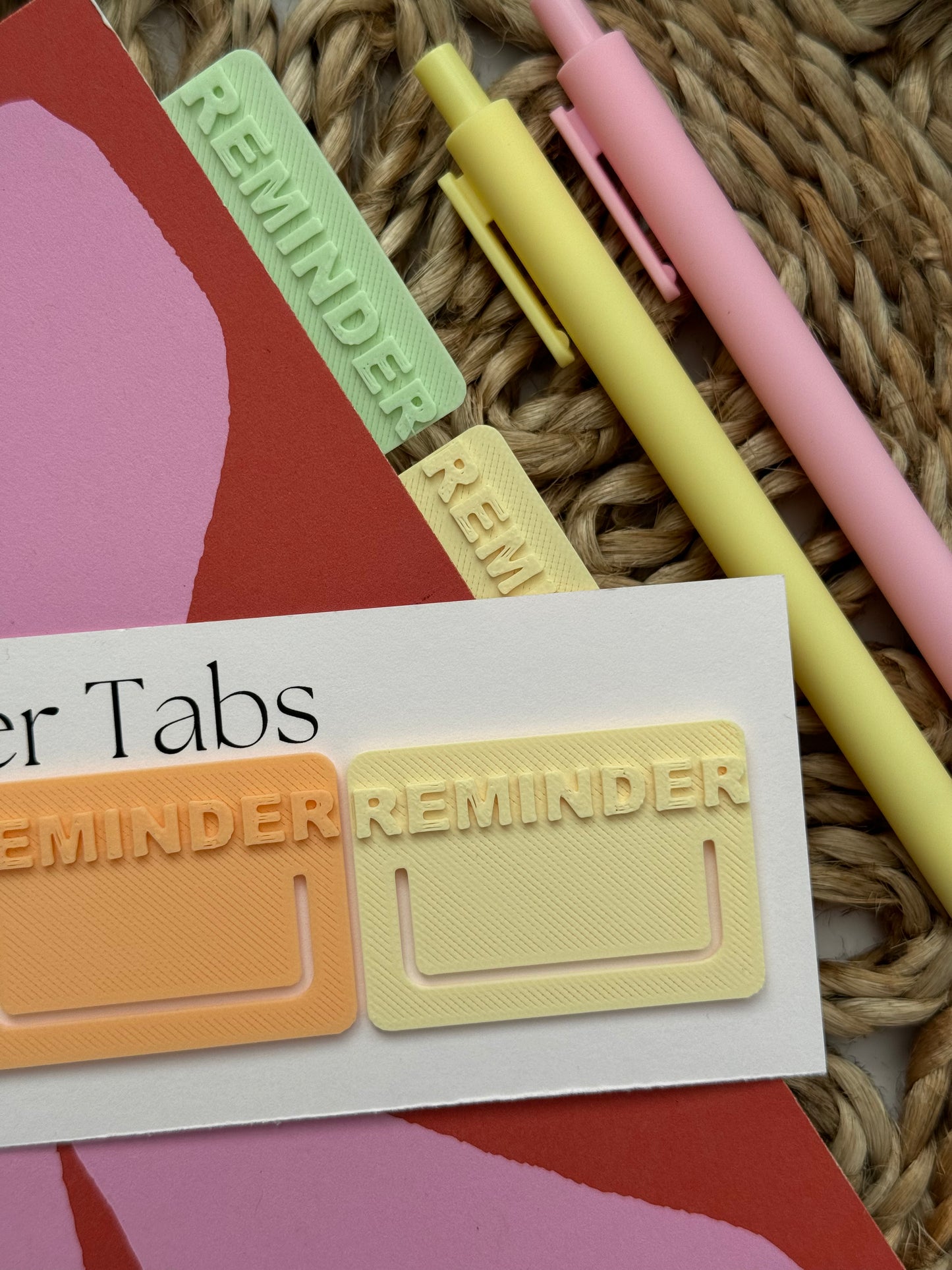Pastel Reminder Tabs