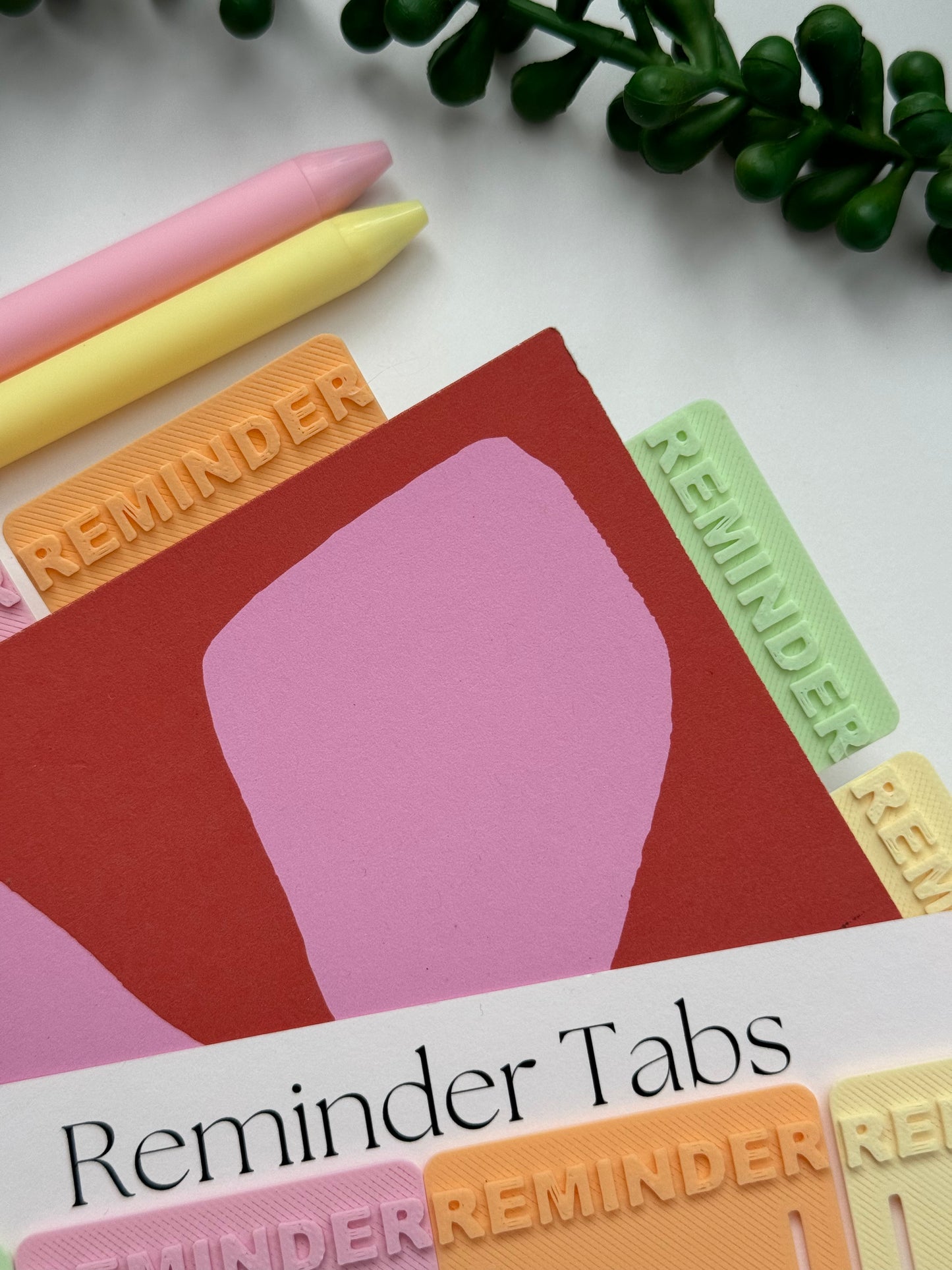 Pastel Reminder Tabs