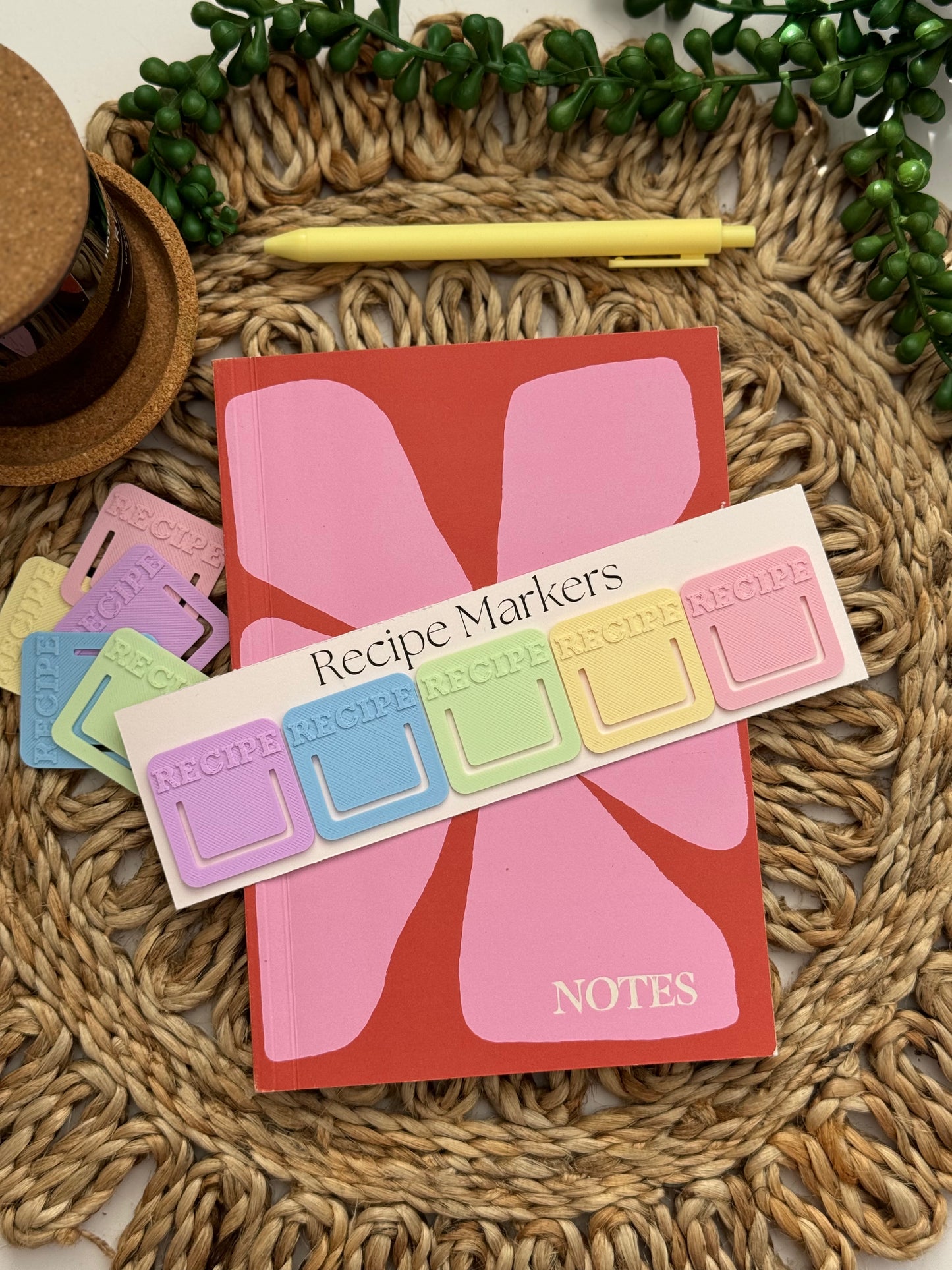 Pastel Recipe Markers