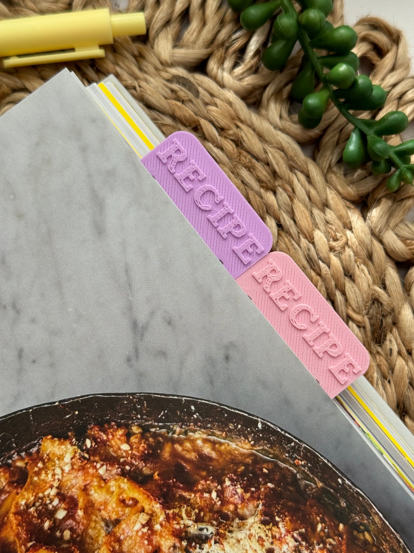 Pastel Recipe Markers