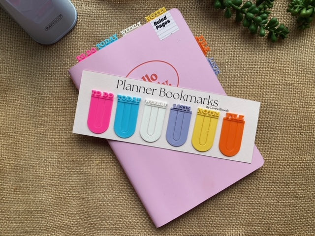 Colourful Planner Bookmarks