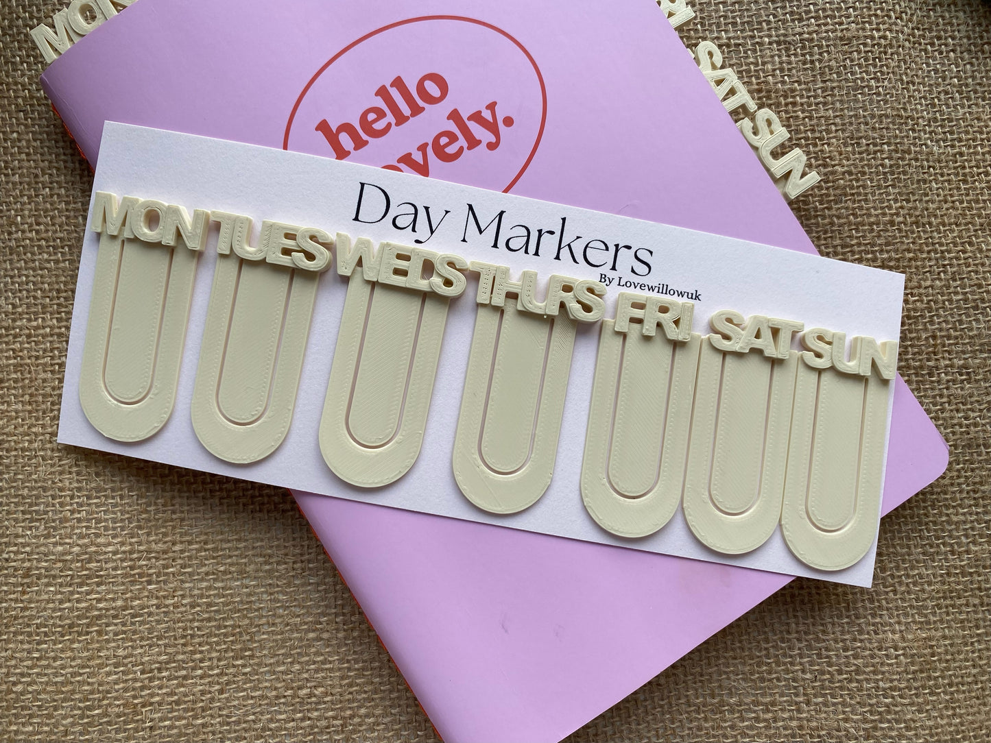 Cream Day Markers