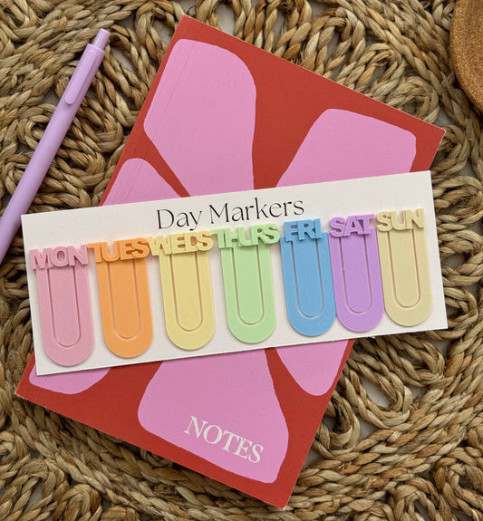 Pastel Day Markers