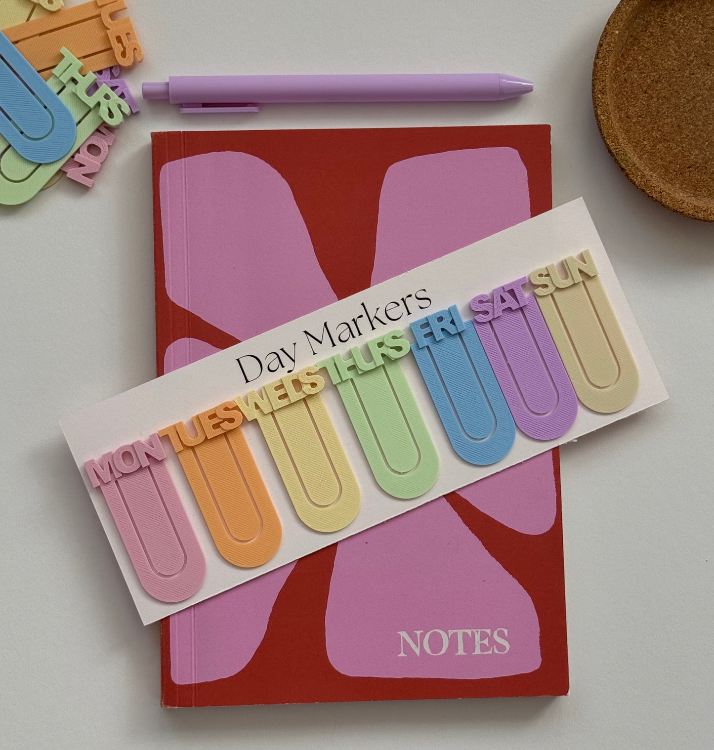 Pastel Day Markers