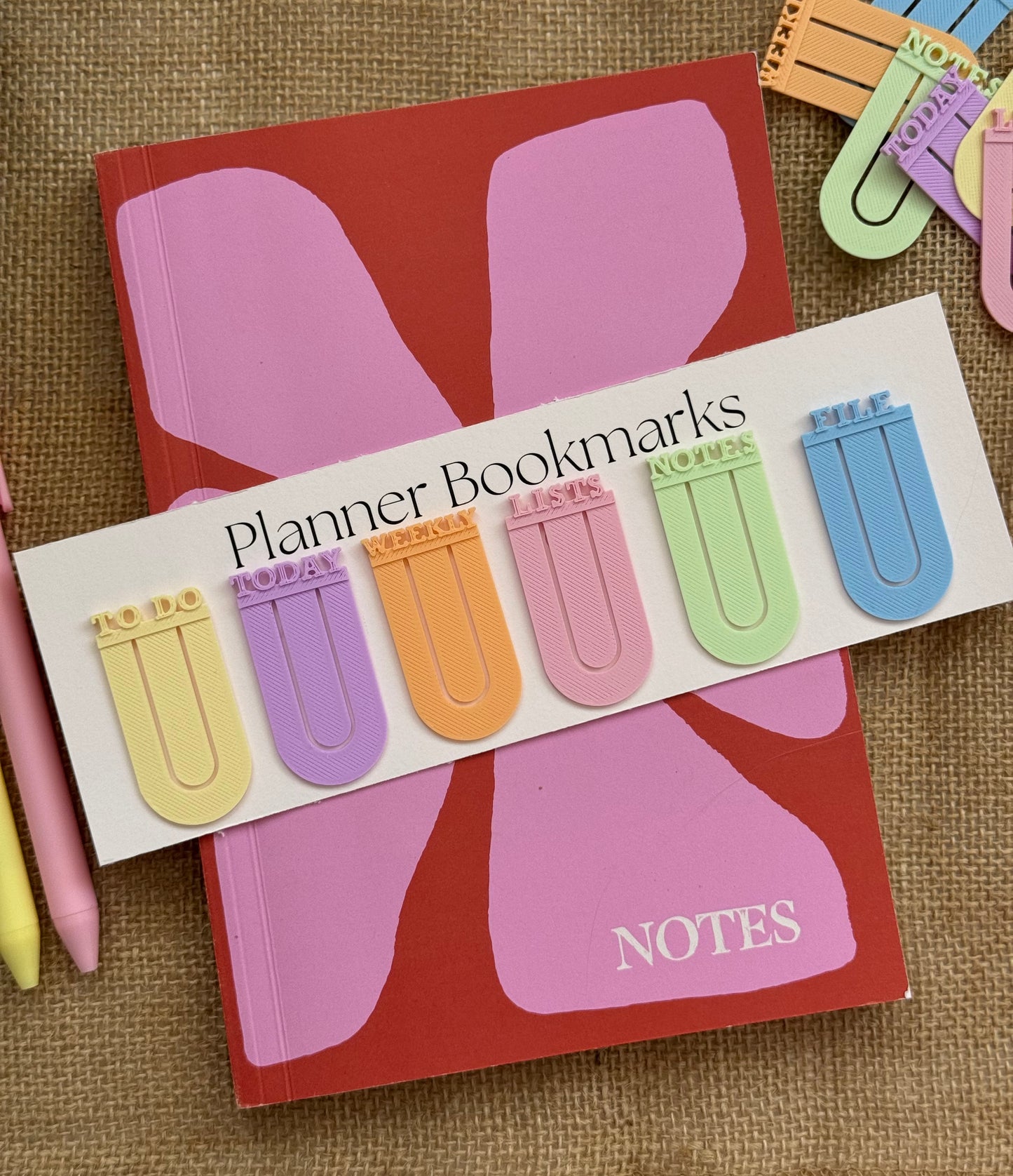 Pastel Planner Bookmarks