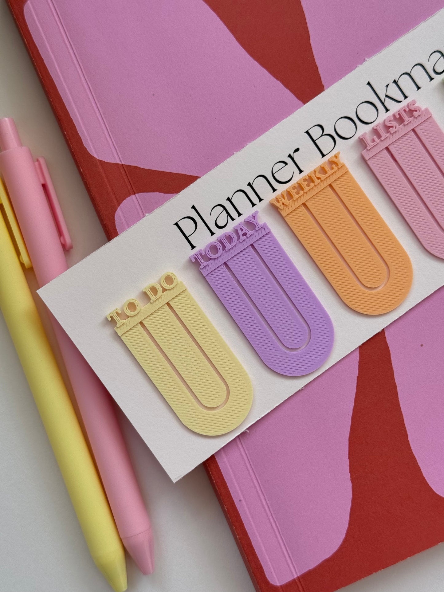 Pastel Planner Bookmarks