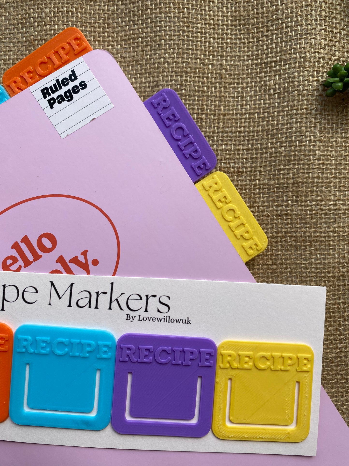 Recipe Markers