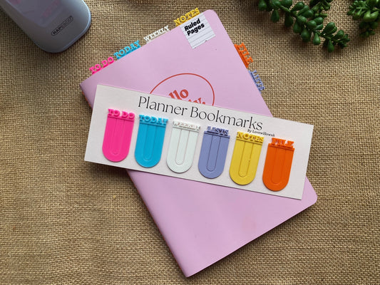 Colourful Planner Bookmarks