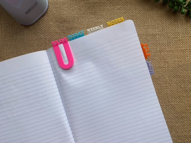 Colourful Planner Bookmarks